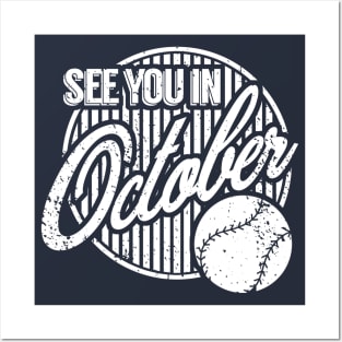 Yankees October Posters and Art